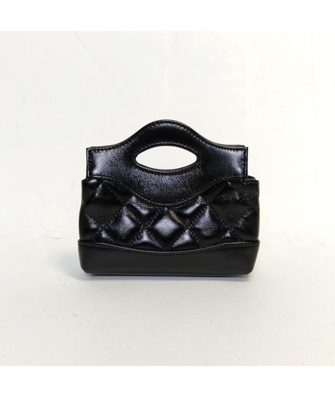 CHANEL Черная кожаная сумка через плечо, фото 4