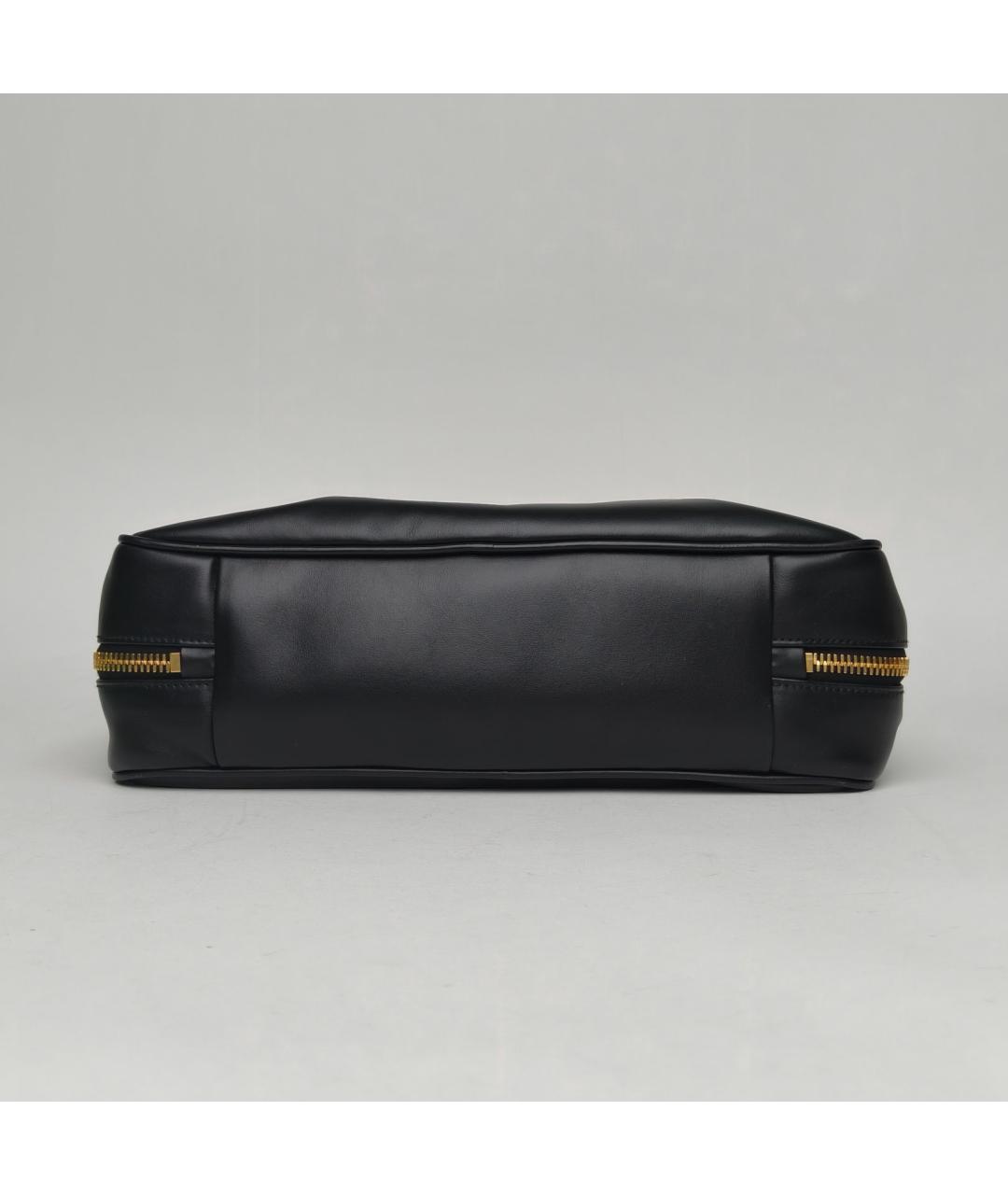 MIU MIU Черная кожаная сумка с короткими ручками, фото 6