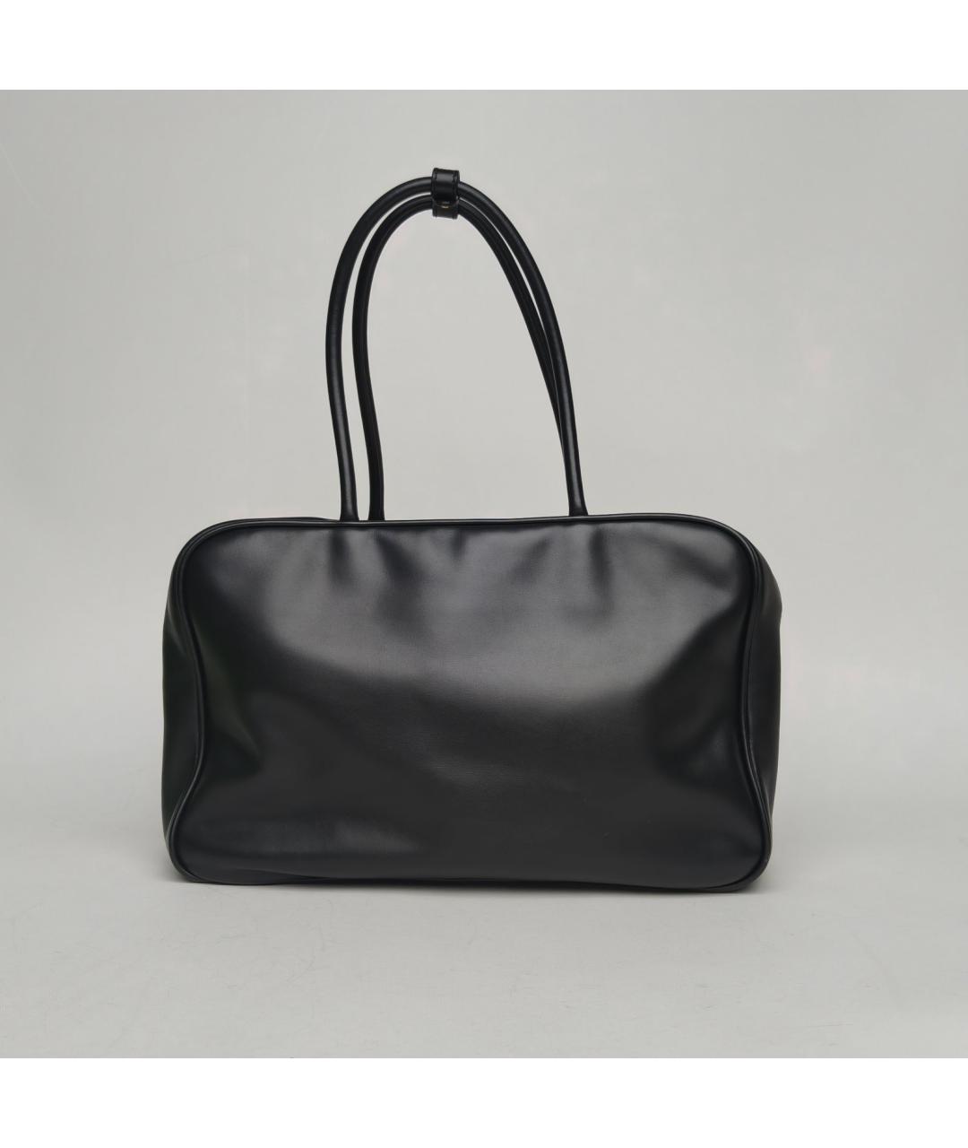 MIU MIU Черная кожаная сумка с короткими ручками, фото 4