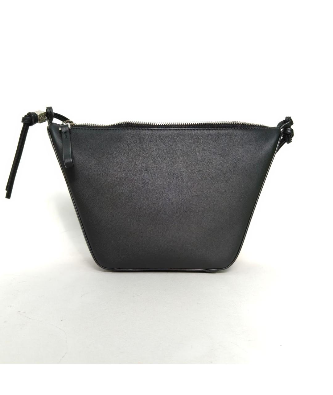 LOEWE Черная кожаная сумка через плечо, фото 4