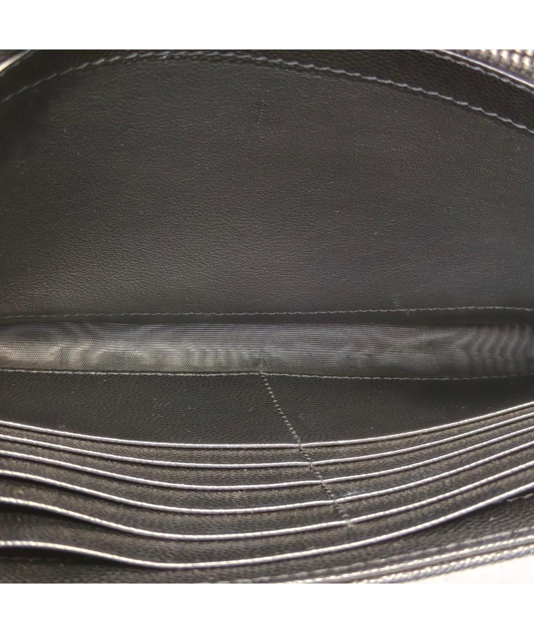 SAINT LAURENT Черная кожаная сумка через плечо, фото 8