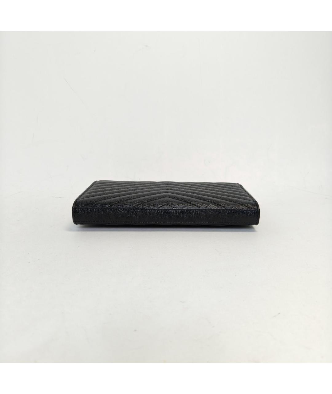 SAINT LAURENT Черная кожаная сумка через плечо, фото 6