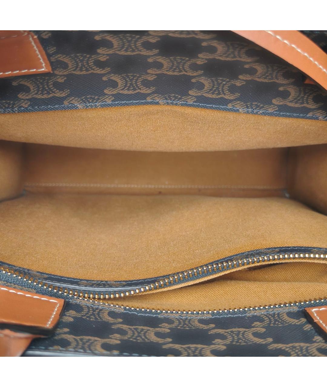 CELINE Коричневая сумка через плечо, фото 7