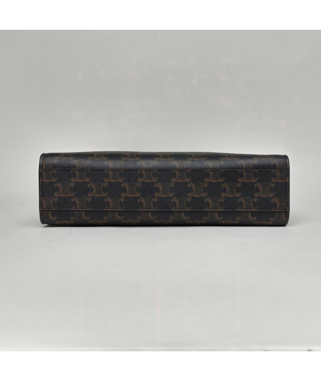 CELINE Коричневая сумка через плечо, фото 6