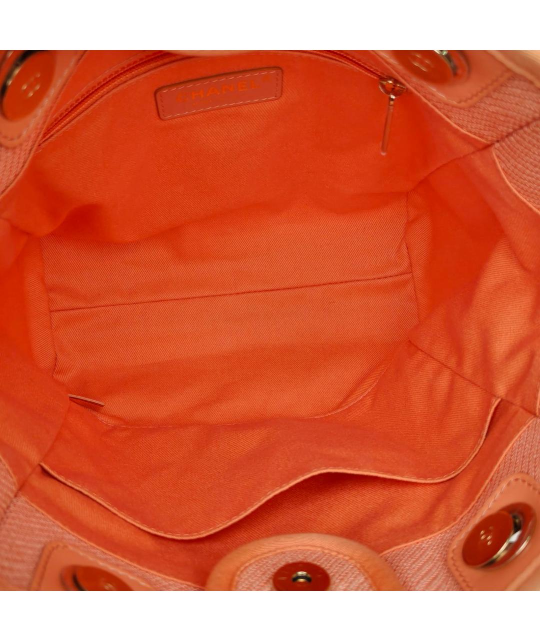 CHANEL Оранжевая сумка через плечо, фото 7