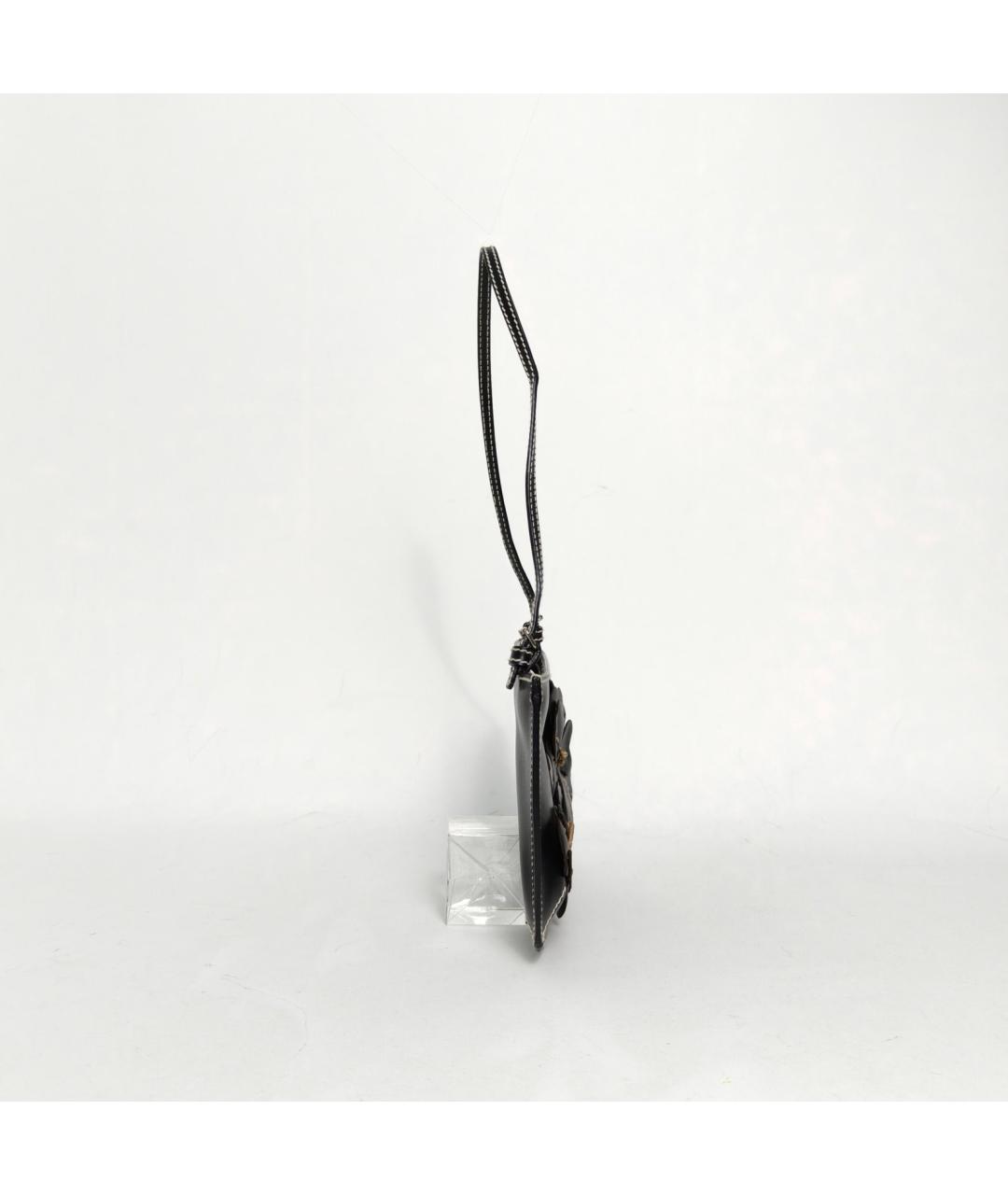 CELINE Черная кожаная сумка через плечо, фото 5