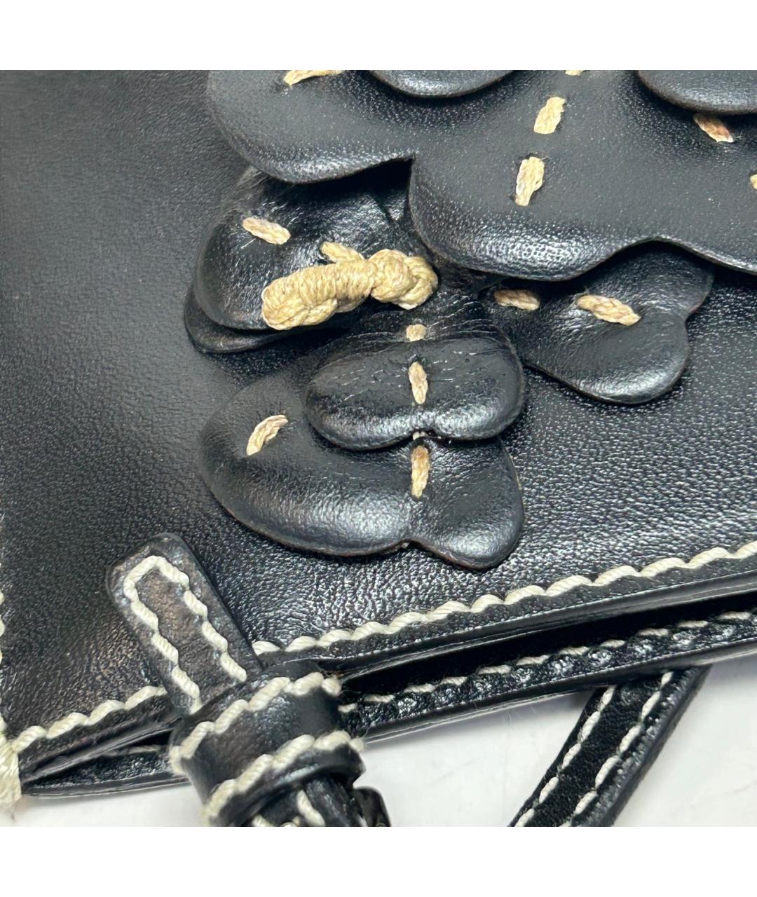 CELINE Черная кожаная сумка через плечо, фото 9