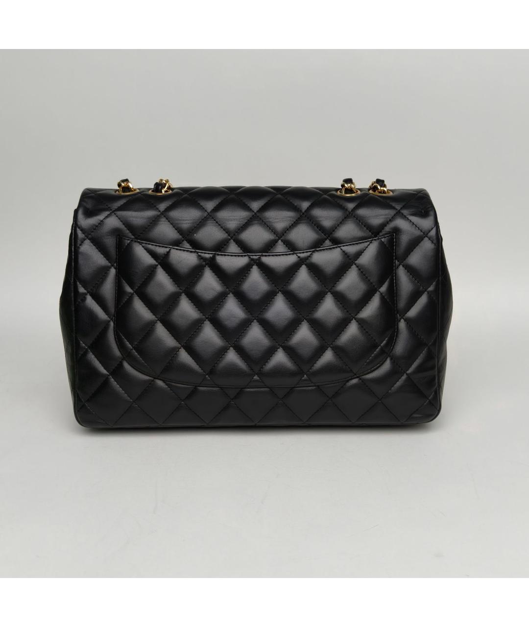 CHANEL Черная кожаная сумка через плечо, фото 4