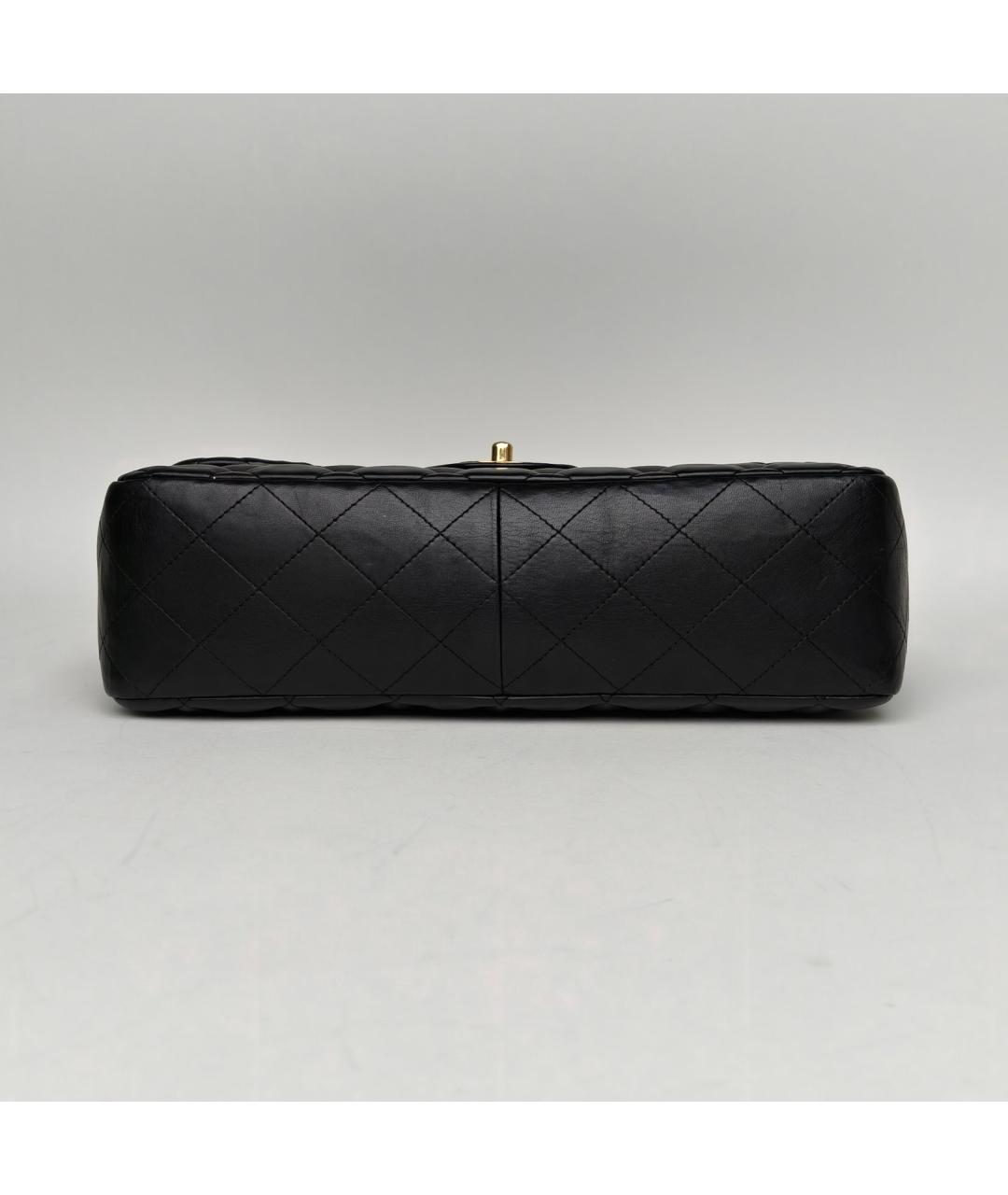 CHANEL Черная кожаная сумка через плечо, фото 6