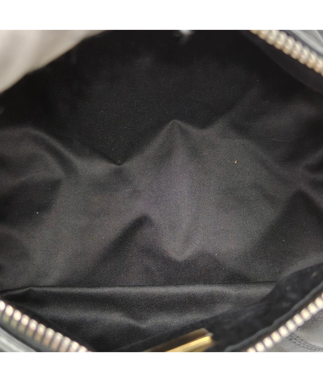 CHANEL Черная кожаная сумка через плечо, фото 8