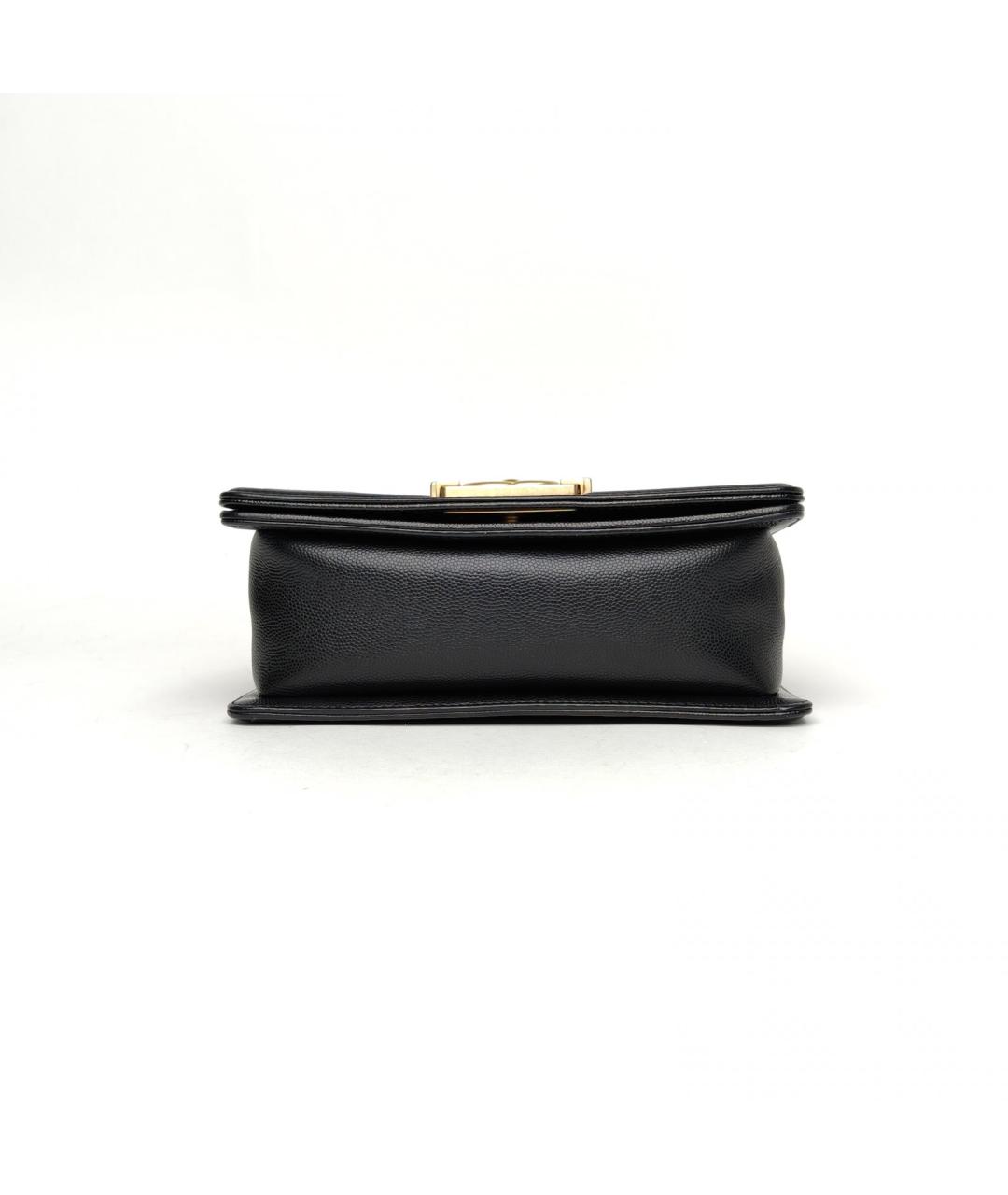 CHANEL Черная кожаная сумка через плечо, фото 6