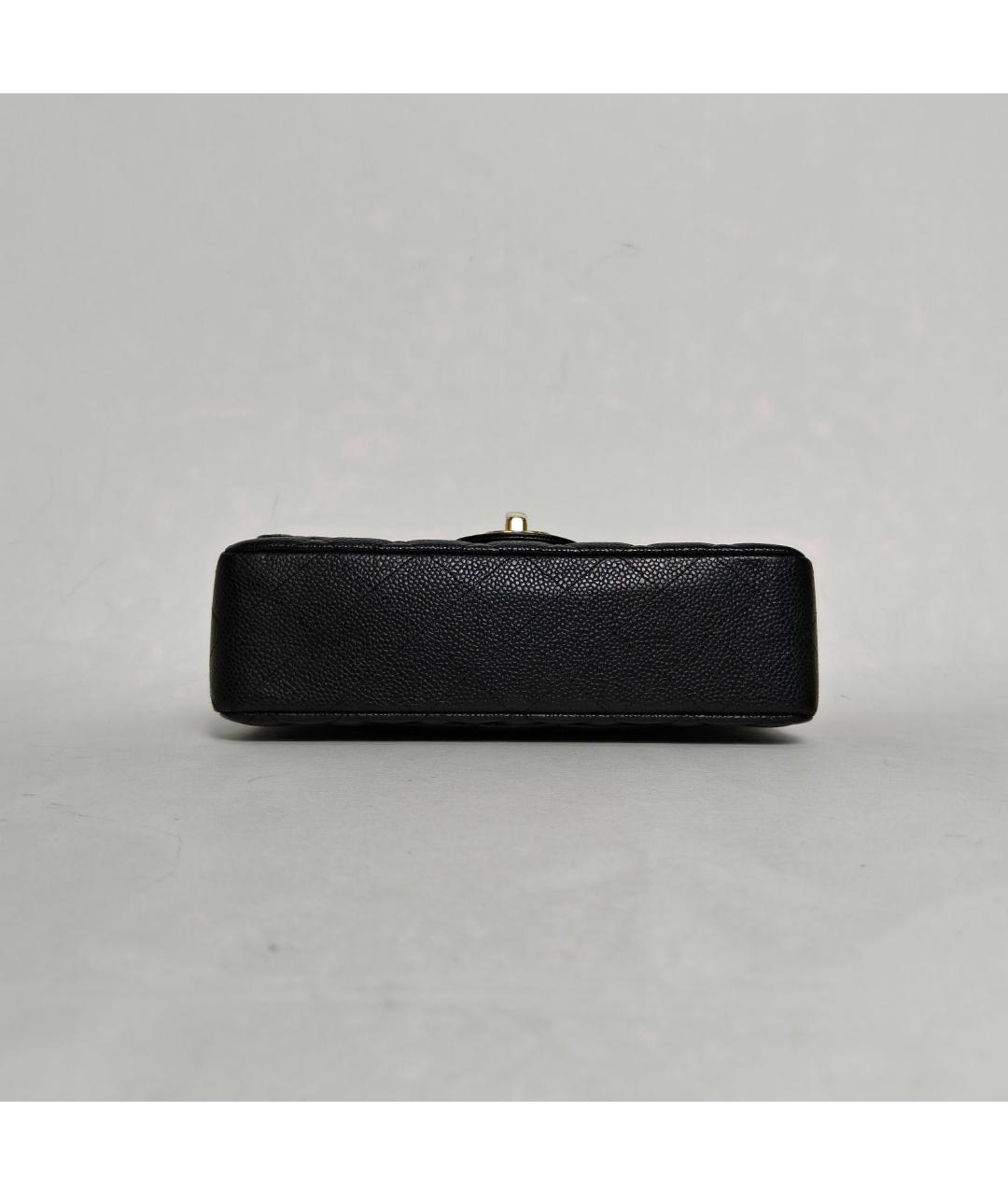 CHANEL Черная кожаная сумка через плечо, фото 6