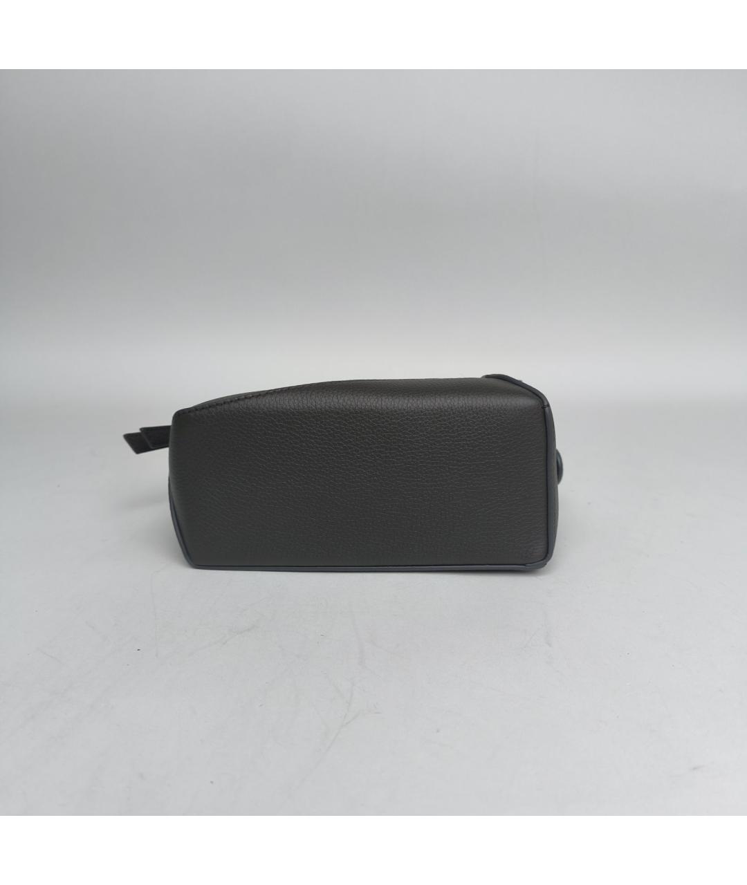 LOEWE Черная кожаная сумка через плечо, фото 5