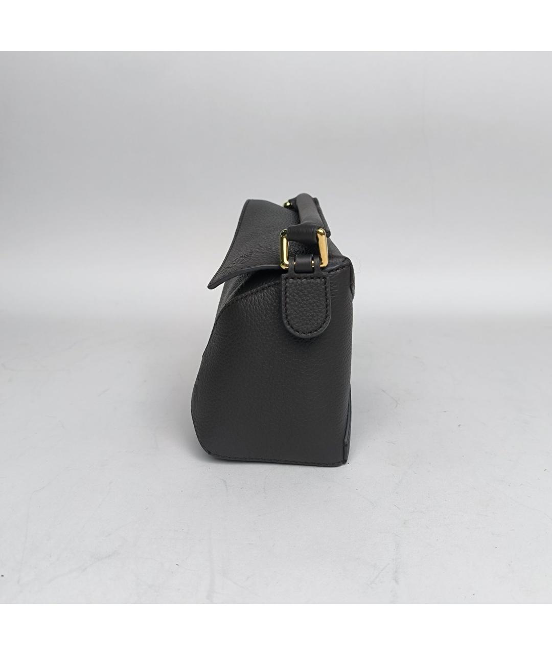 LOEWE Черная кожаная сумка через плечо, фото 2