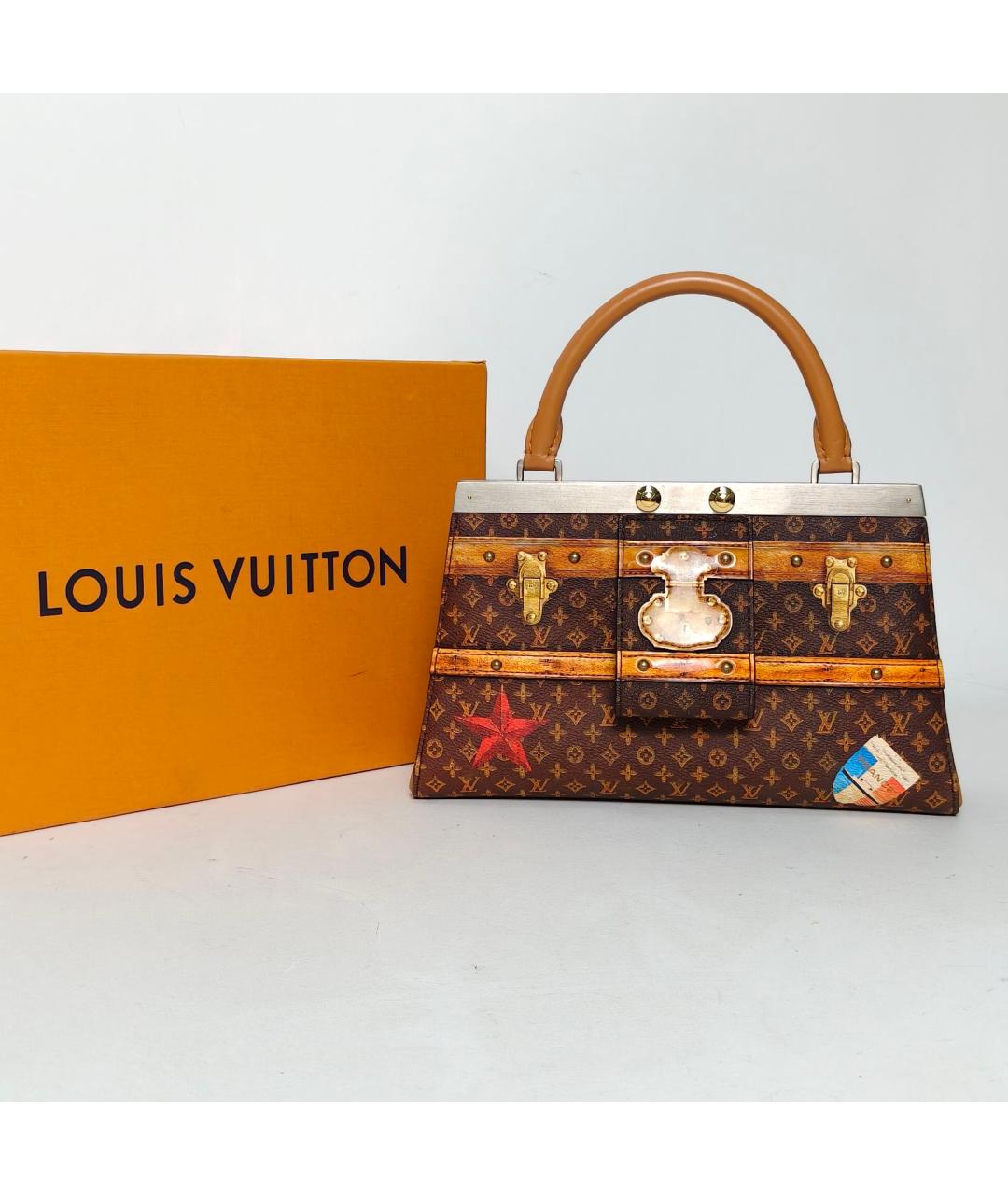 LOUIS VUITTON Коричневая сумка через плечо, фото 8