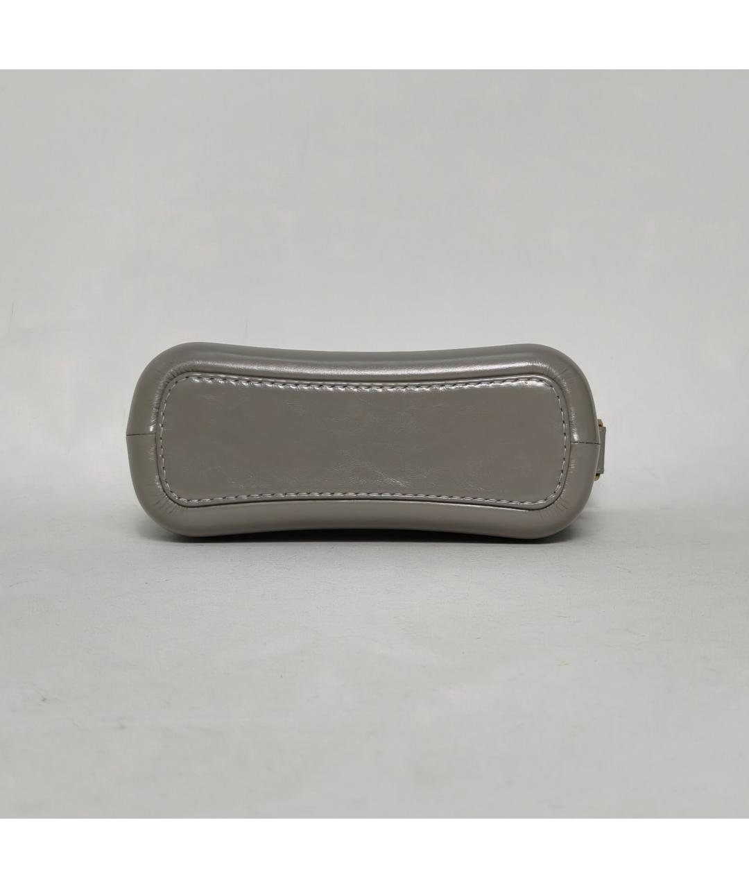 CHANEL Серая кожаная сумка через плечо, фото 6