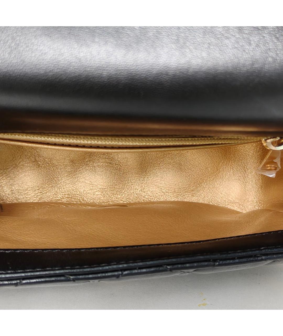 CHANEL Черная кожаная сумка через плечо, фото 8