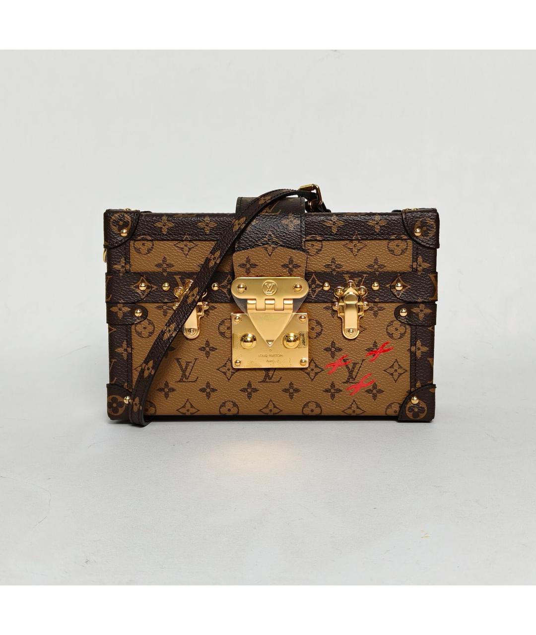 LOUIS VUITTON Коричневая сумка через плечо, фото 2