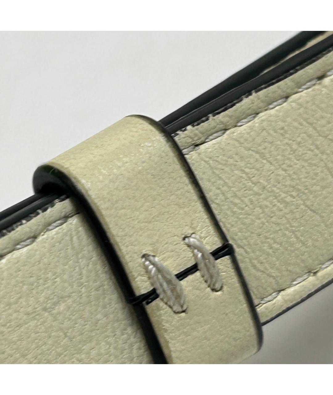 VALENTINO Бежевая кожаная сумка через плечо, фото 9