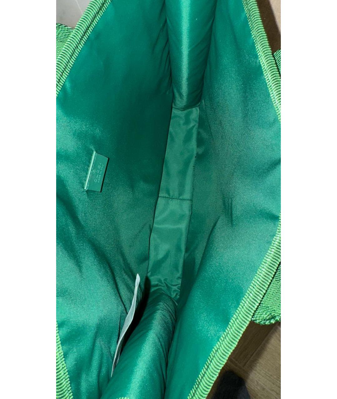 GUCCI Мульти жаккардовая сумка с короткими ручками, фото 4