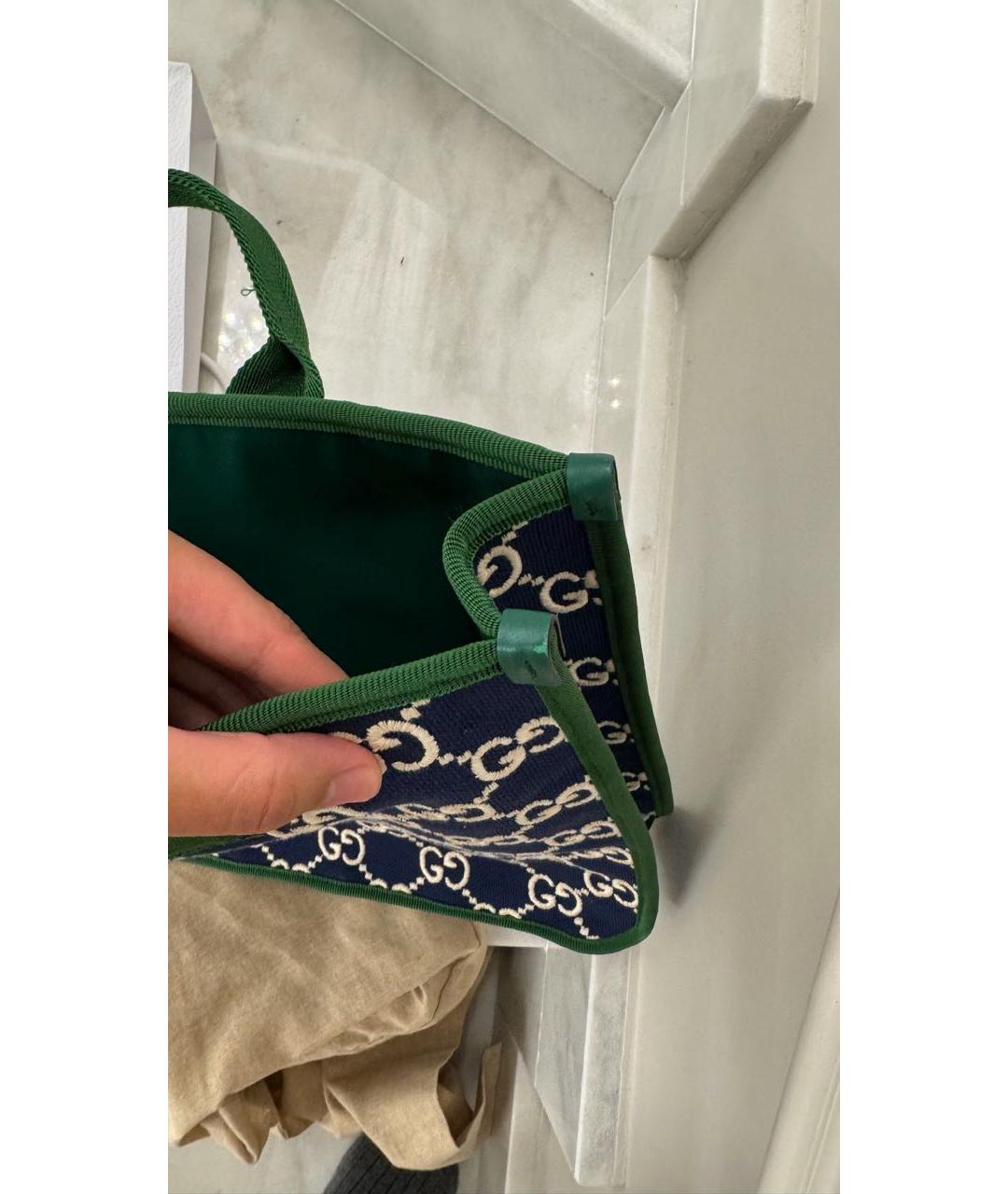 GUCCI Мульти жаккардовая сумка с короткими ручками, фото 6