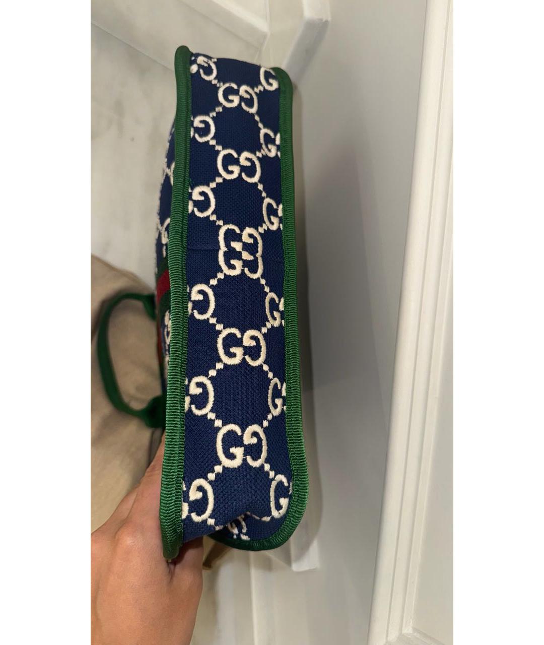 GUCCI Мульти жаккардовая сумка с короткими ручками, фото 5