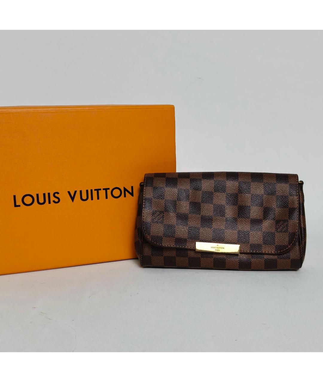 LOUIS VUITTON Коричневая сумка через плечо, фото 5