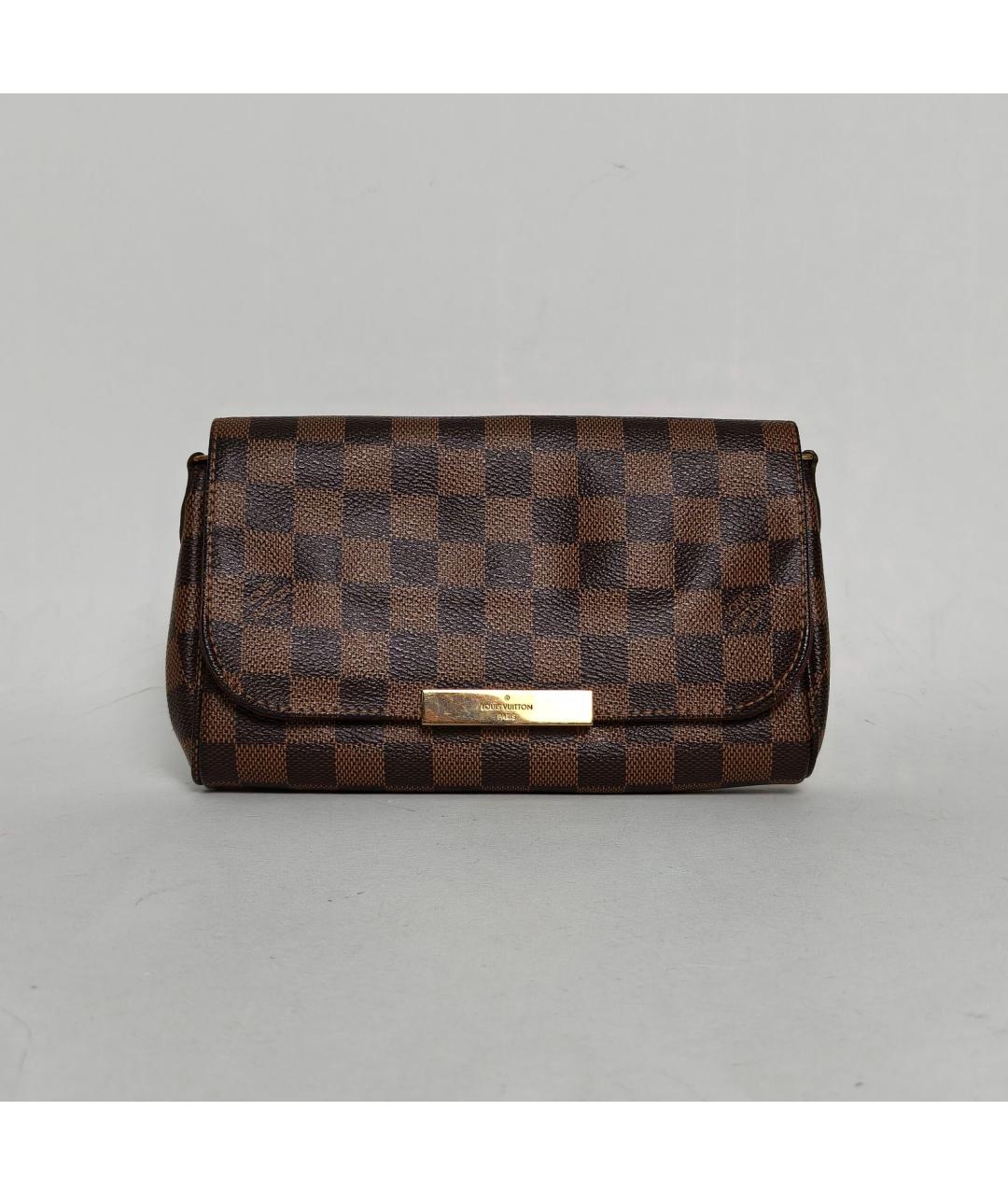 LOUIS VUITTON Коричневая сумка через плечо, фото 6