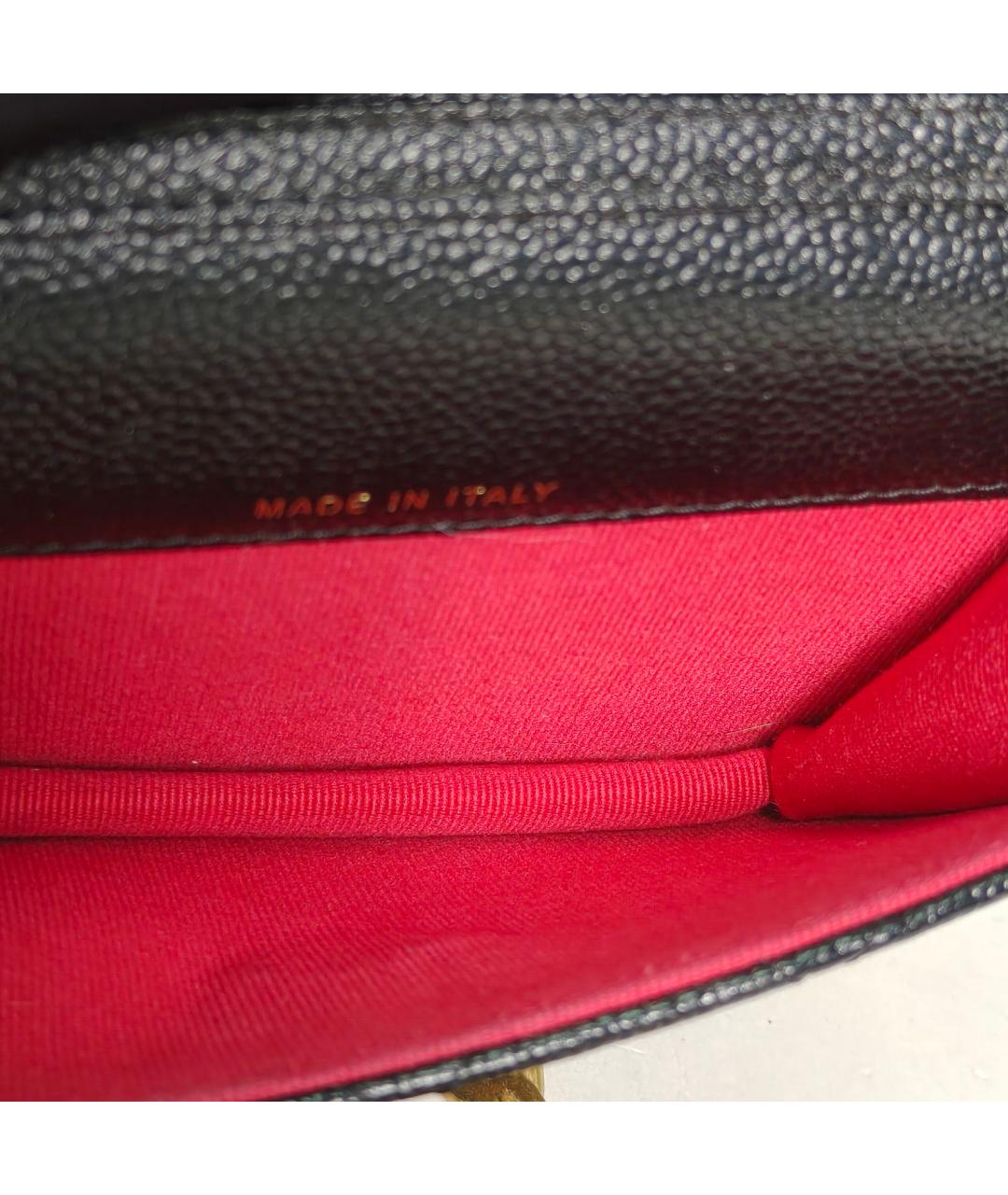 CHANEL Черная кожаная сумка через плечо, фото 8