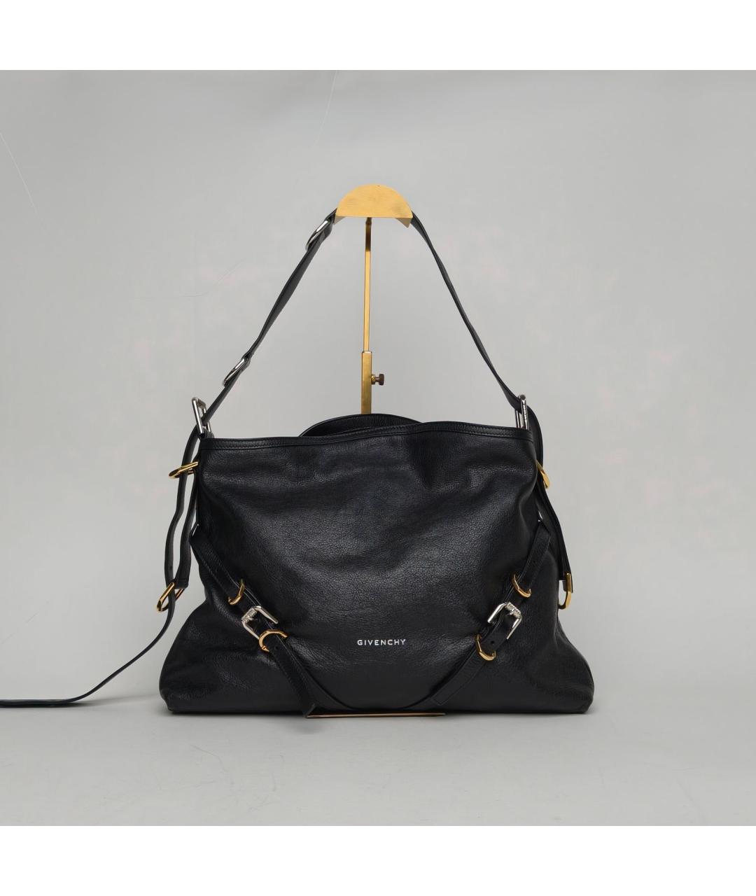 GIVENCHY Черная кожаная сумка через плечо, фото 8