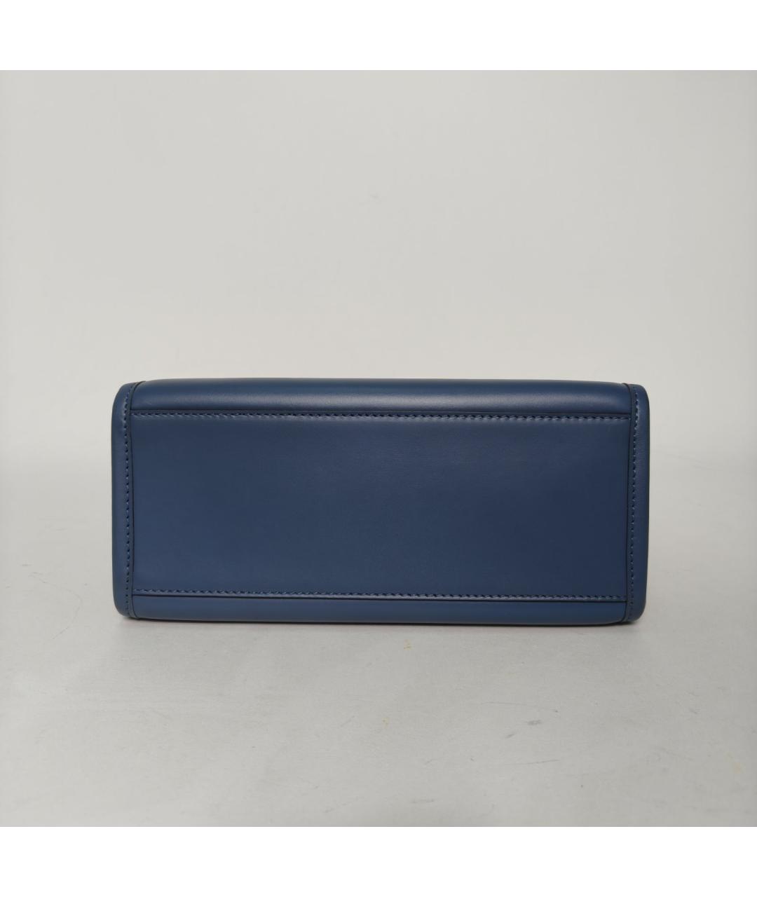 FENDI Синяя кожаная сумка через плечо, фото 6