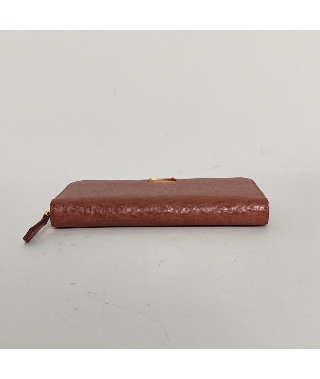 FENDI Коричневый кожаный кошелек, фото 6