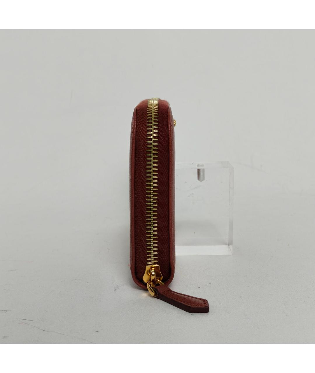 FENDI Коричневый кожаный кошелек, фото 3