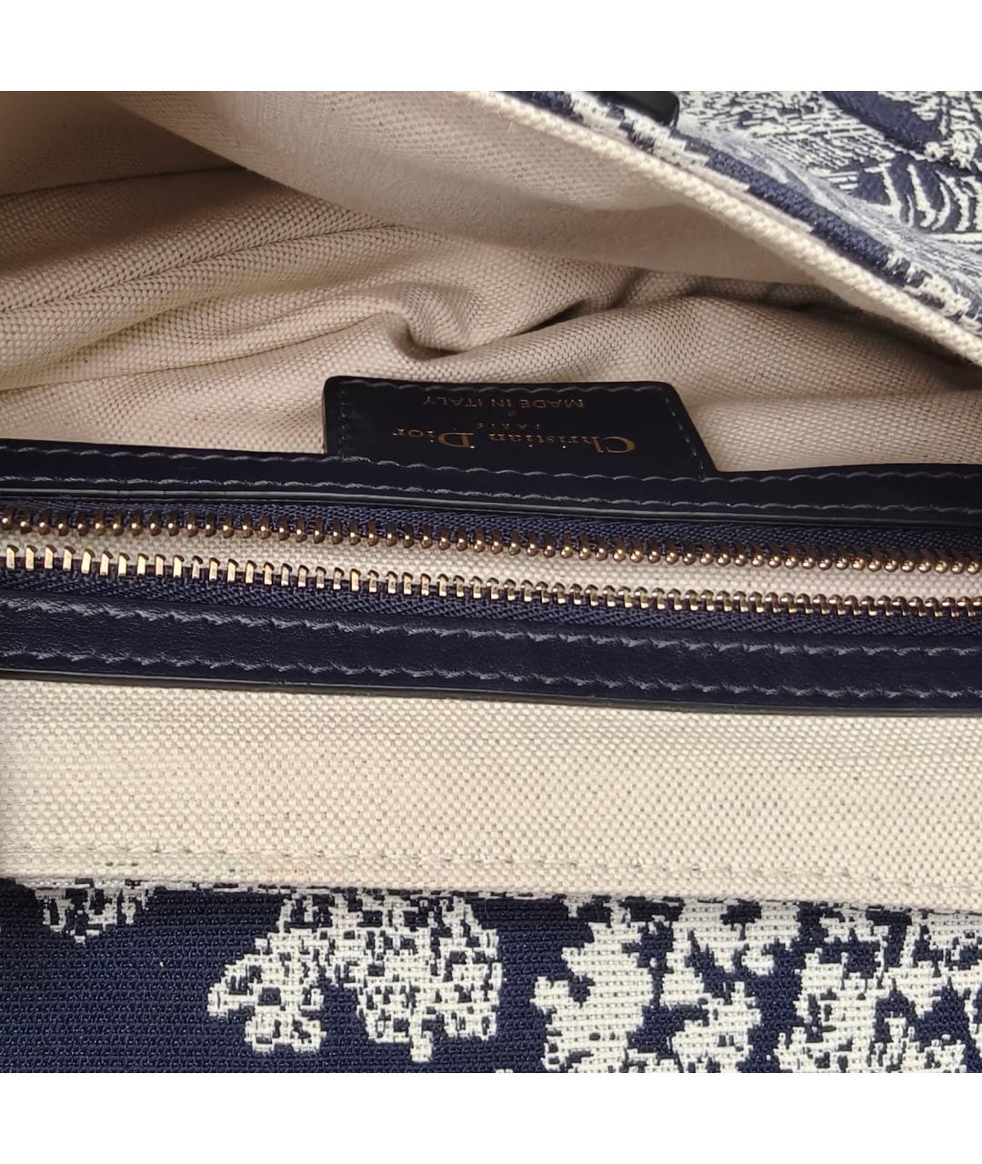 CHRISTIAN DIOR Темно-синяя сумка через плечо, фото 8