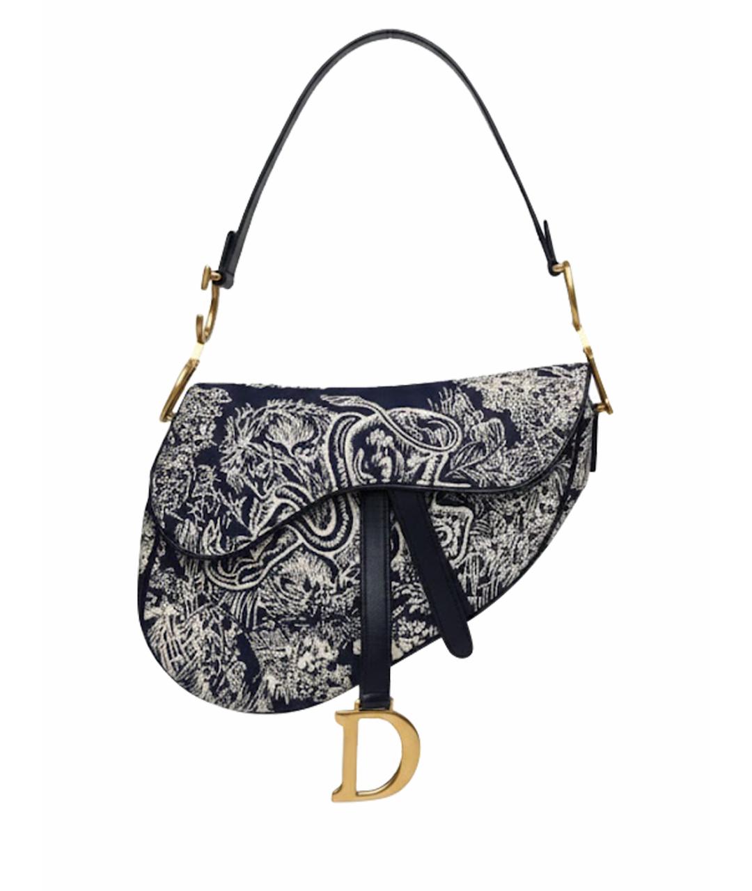 CHRISTIAN DIOR Темно-синяя сумка через плечо, фото 1