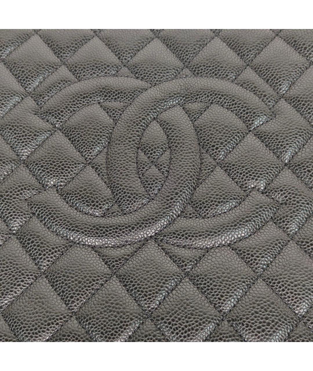 CHANEL Черная кожаная сумка через плечо, фото 7