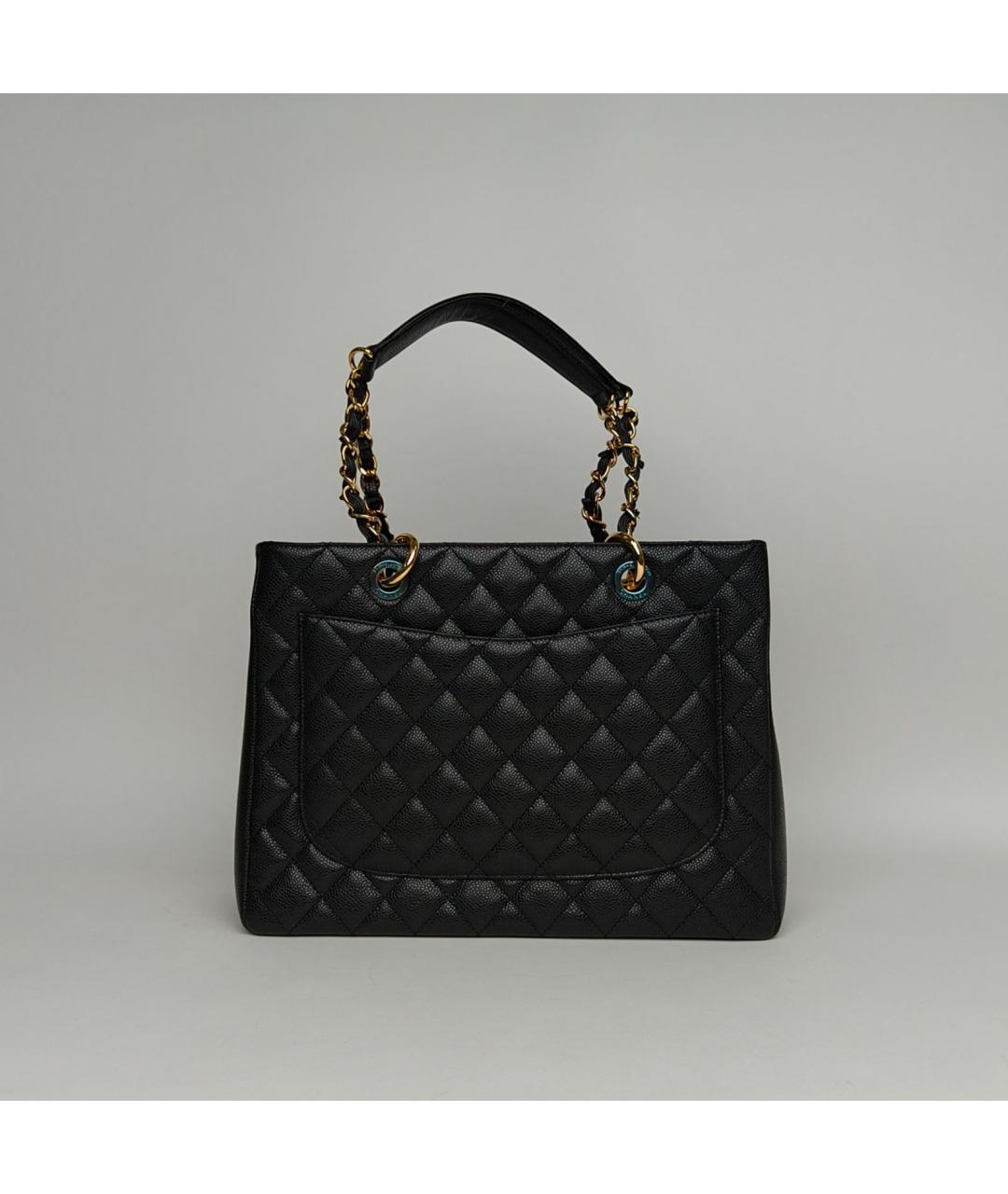 CHANEL Черная кожаная сумка через плечо, фото 4