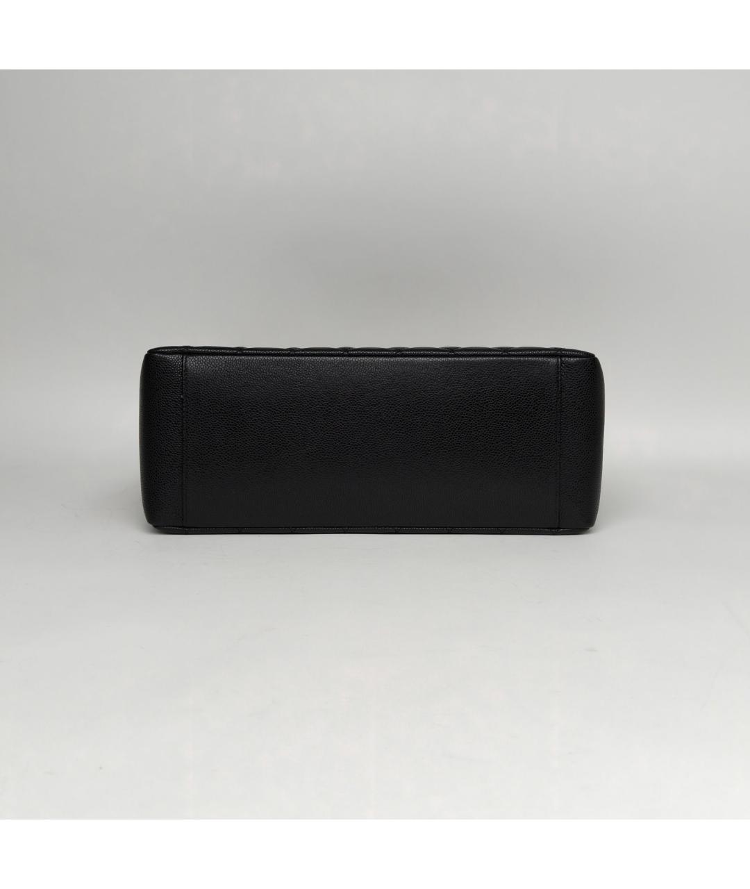 CHANEL Черная кожаная сумка через плечо, фото 6