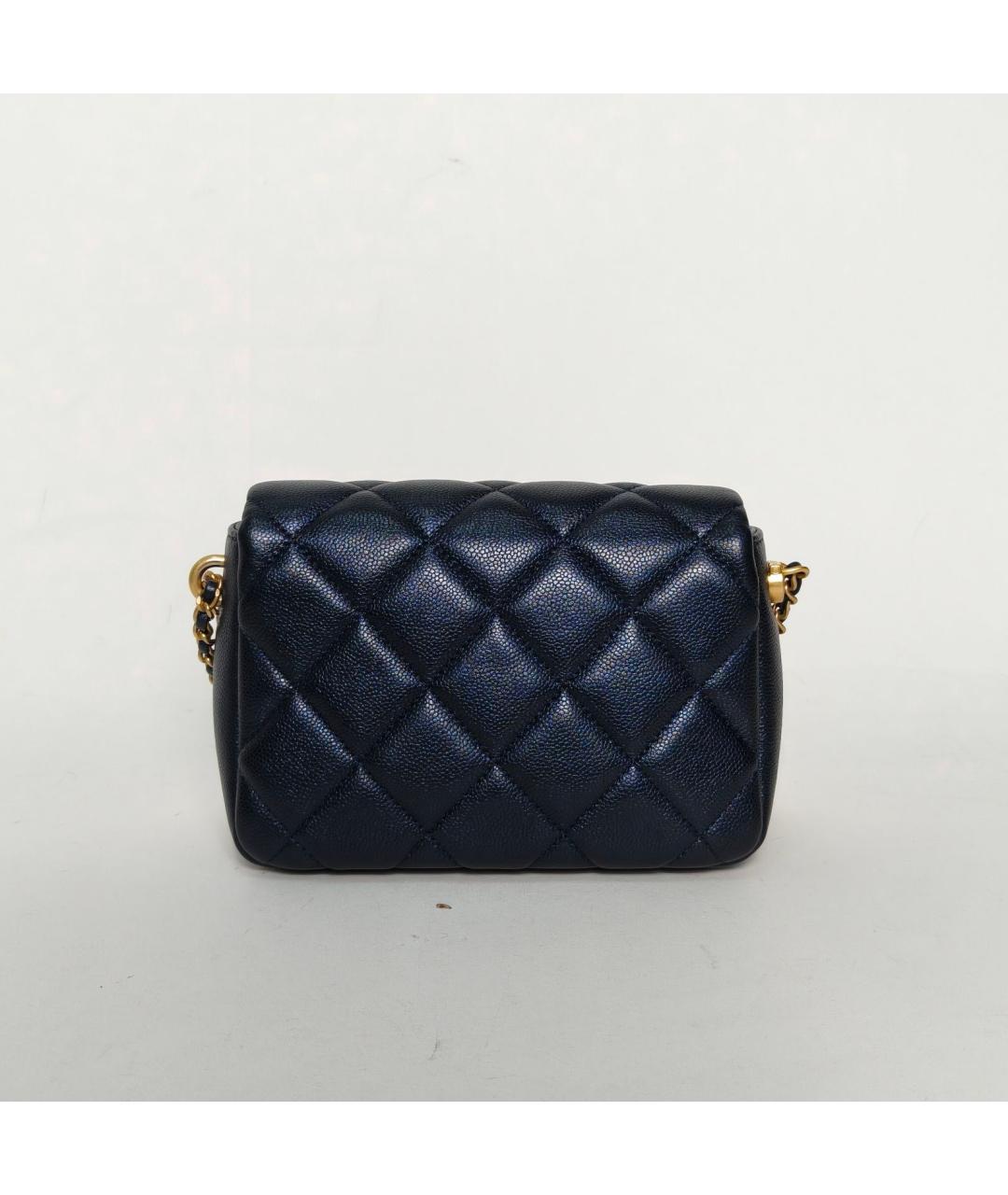 CHANEL Черная кожаная сумка через плечо, фото 4