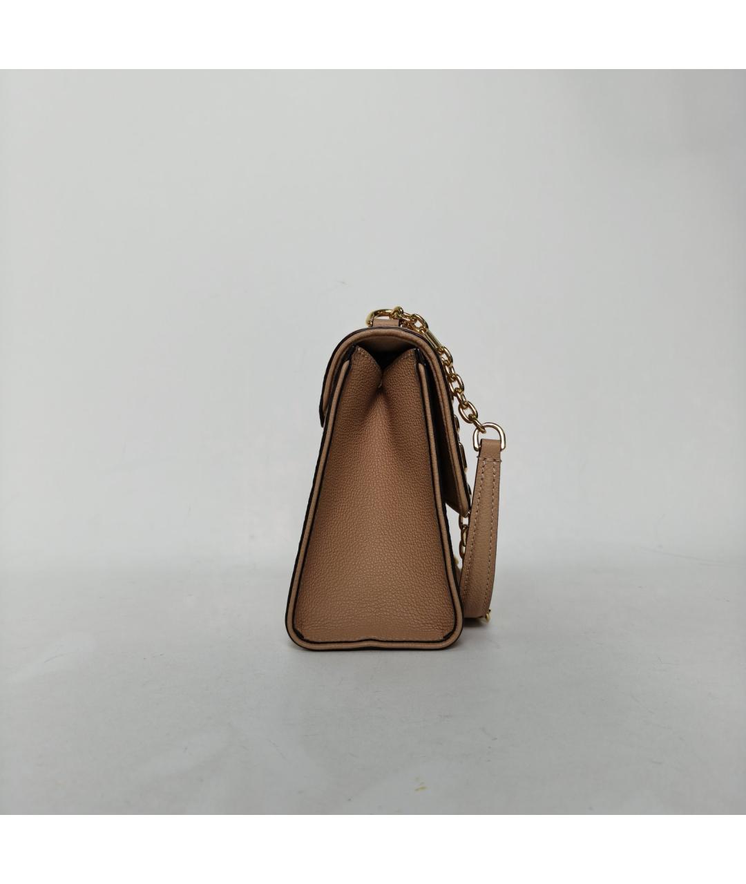 LOUIS VUITTON Коричневая кожаная сумка через плечо, фото 3