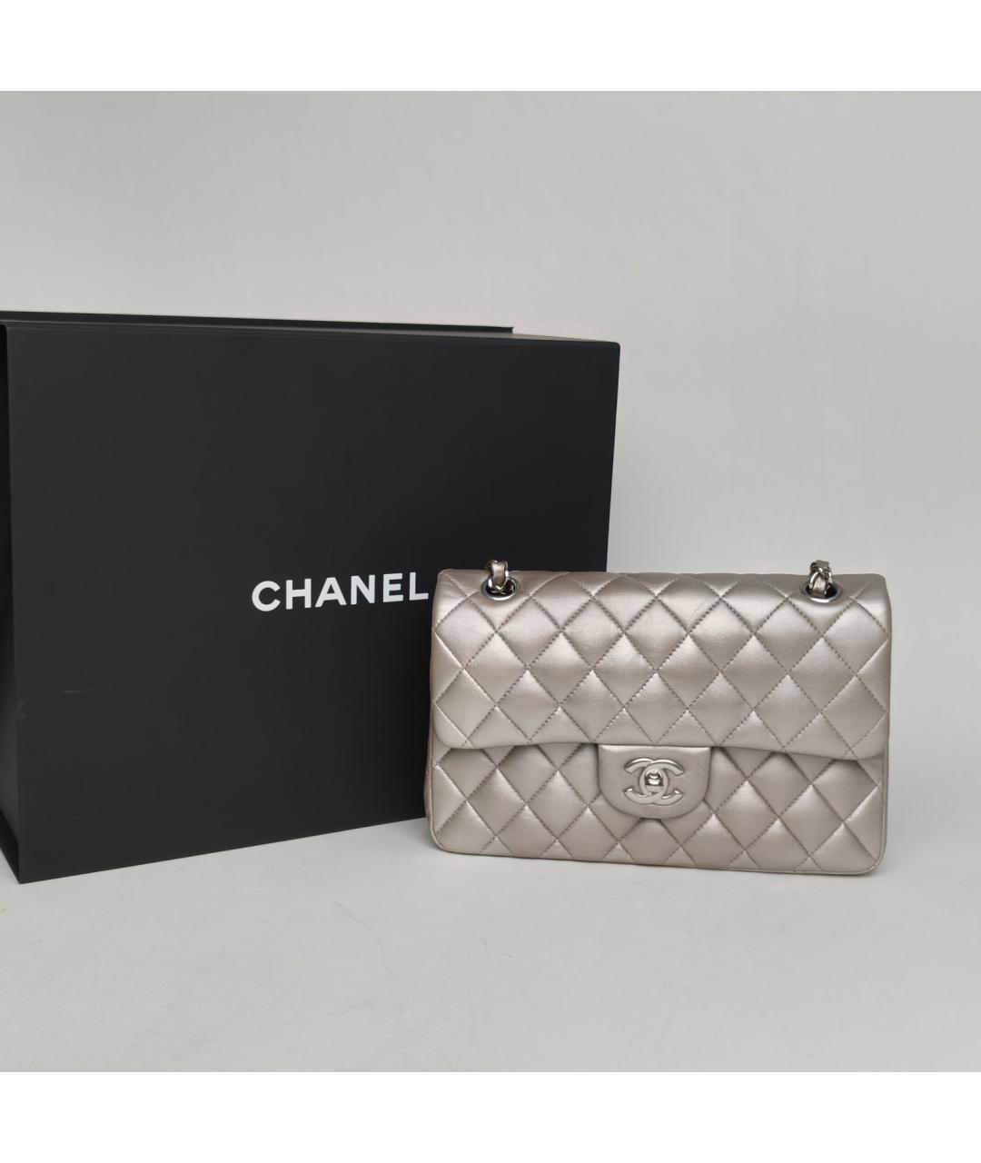 CHANEL Розовая кожаная сумка через плечо, фото 7