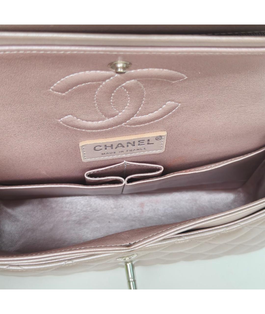 CHANEL Розовая кожаная сумка через плечо, фото 9