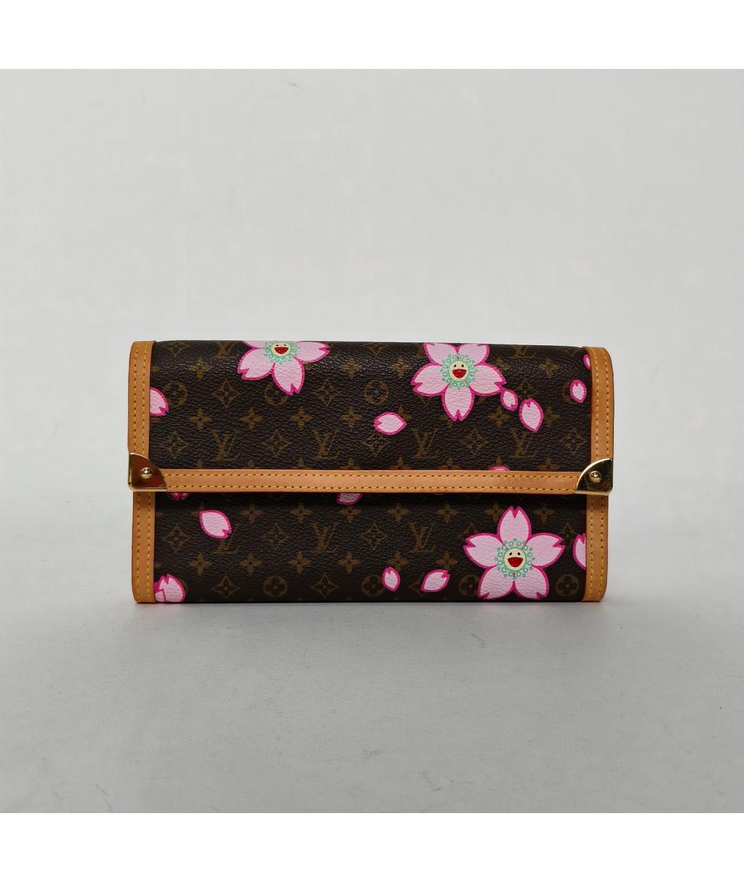 LOUIS VUITTON Коричневый кошелек, фото 9