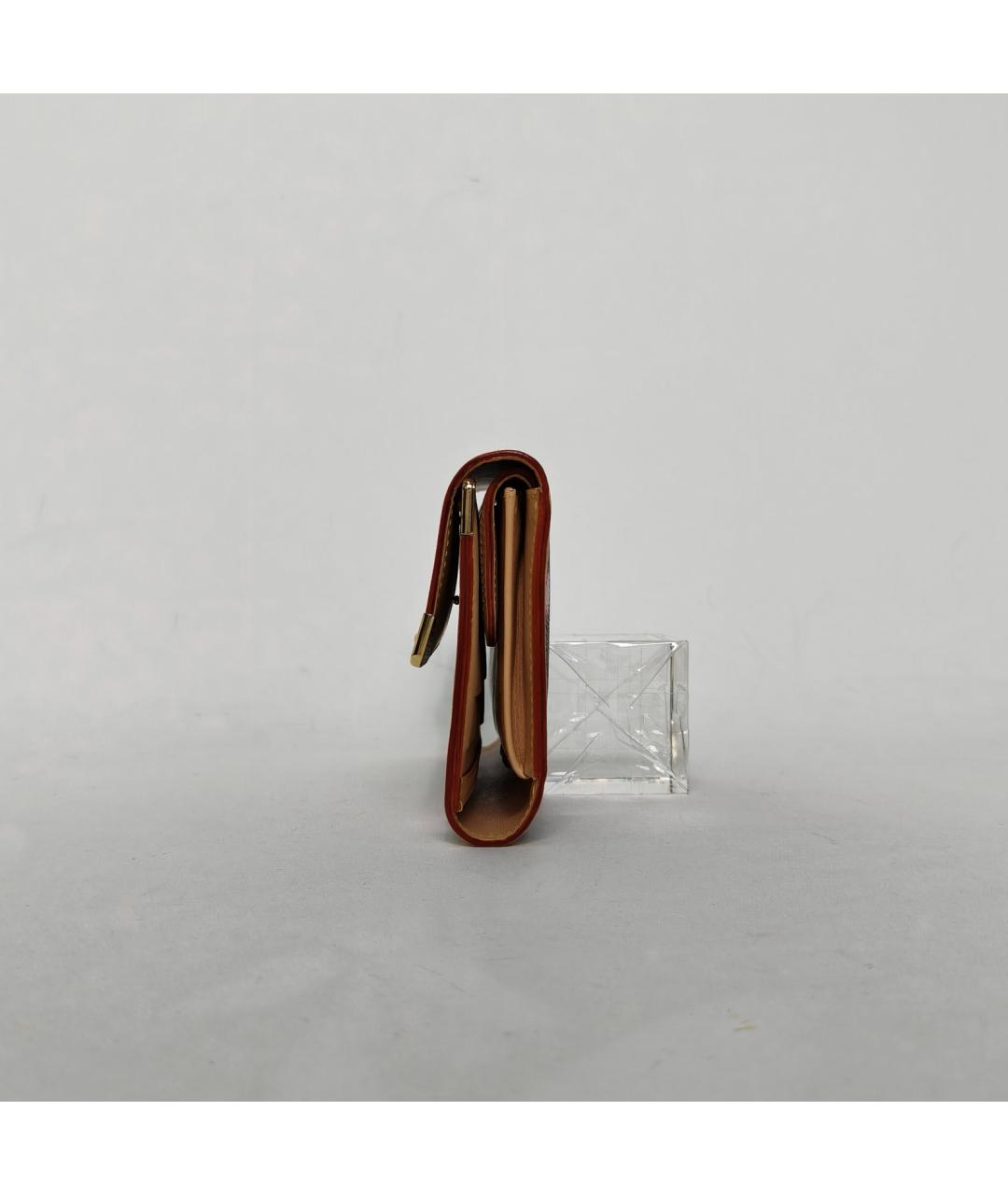 LOUIS VUITTON Коричневый кошелек, фото 3