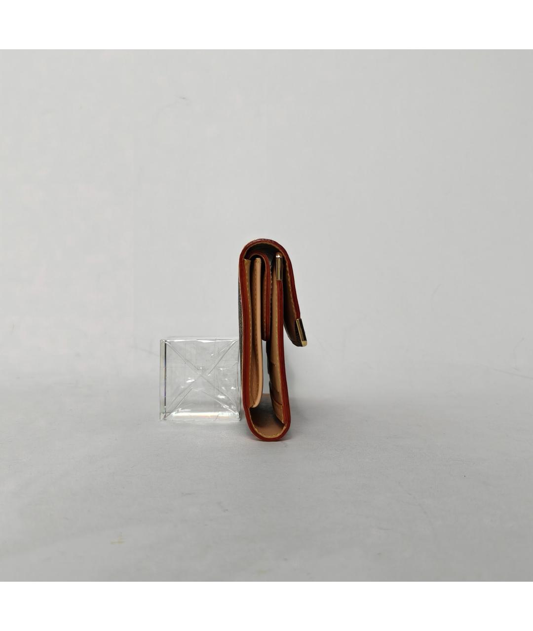 LOUIS VUITTON Коричневый кошелек, фото 5