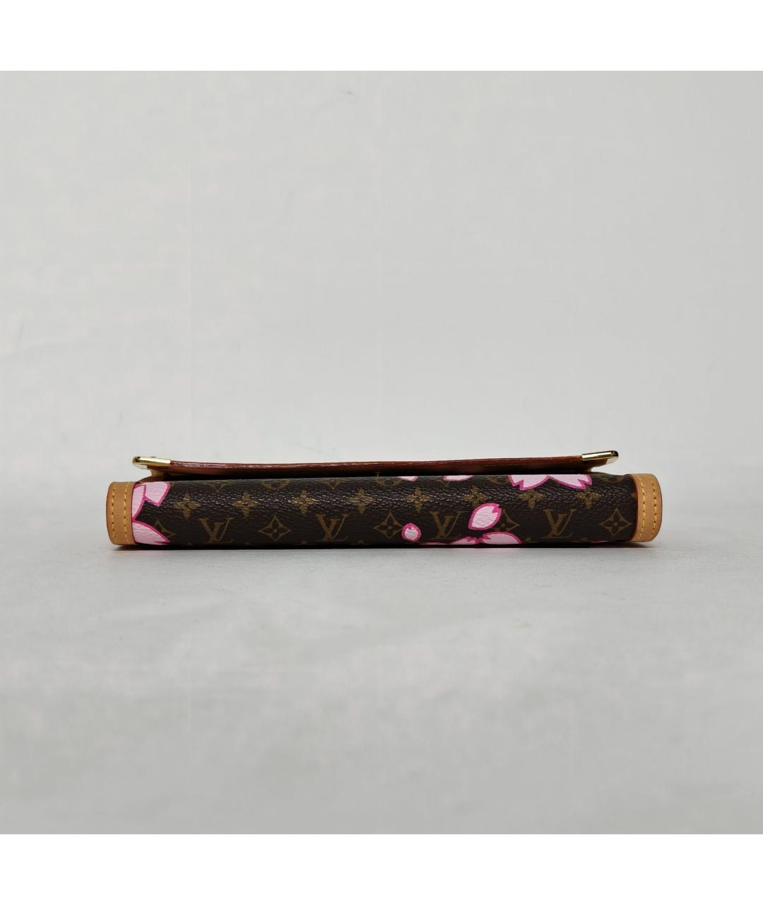 LOUIS VUITTON Коричневый кошелек, фото 6