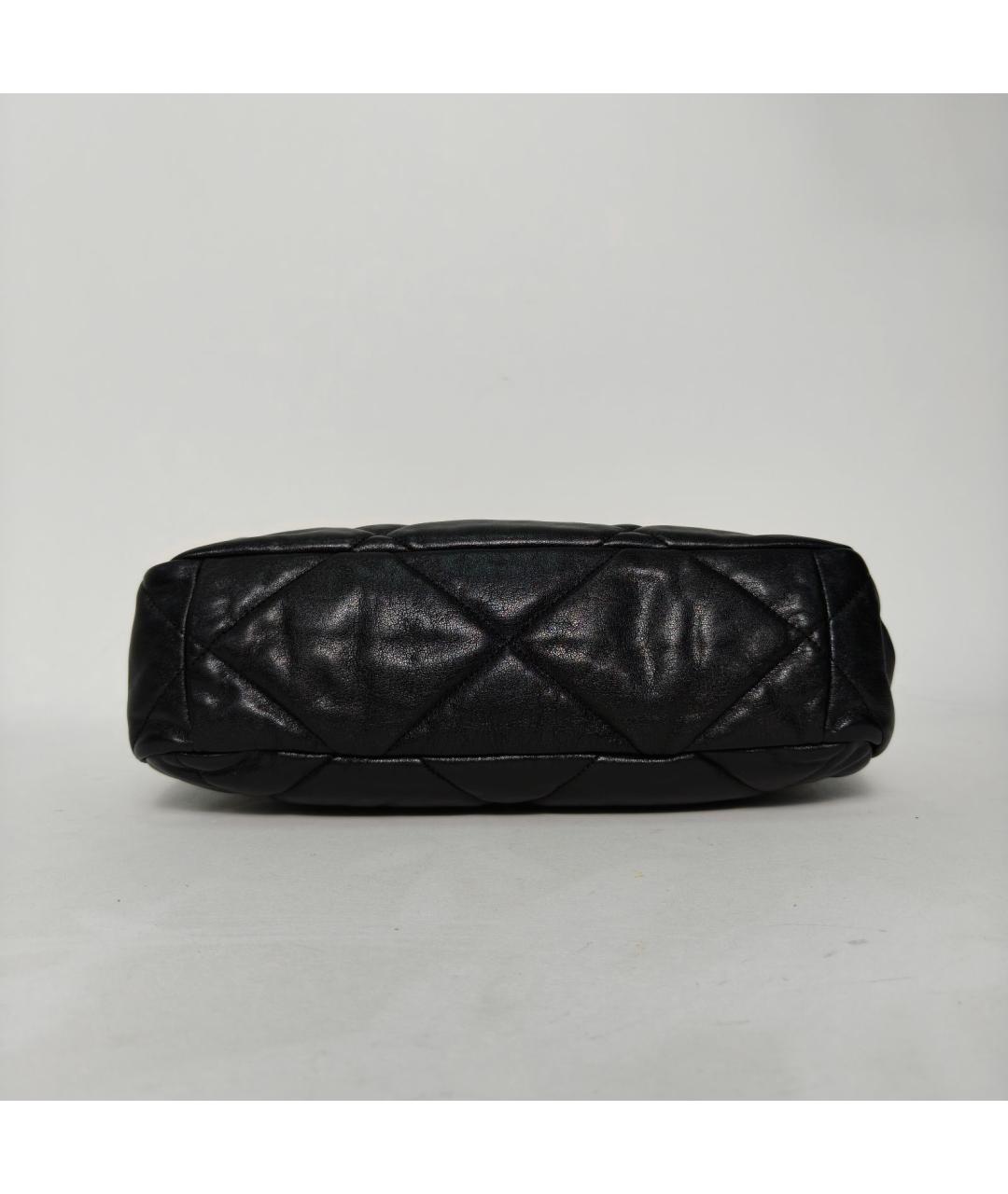 CHANEL Черная кожаная сумка через плечо, фото 6