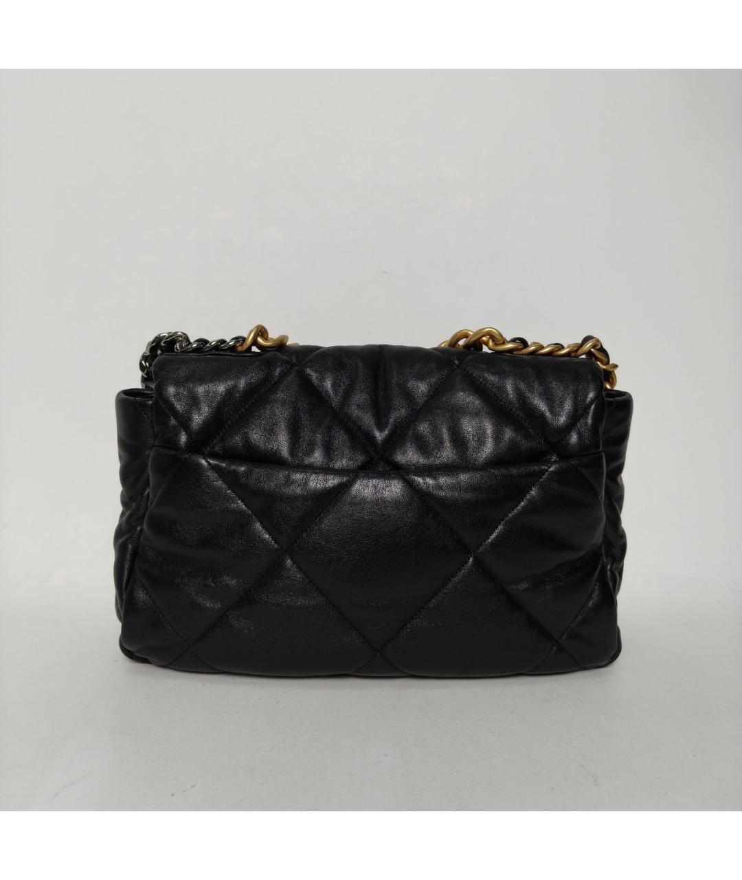 CHANEL Черная кожаная сумка через плечо, фото 4