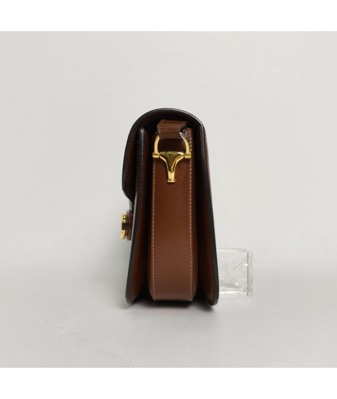 GUCCI Коричневая тканевая сумка через плечо, фото 3