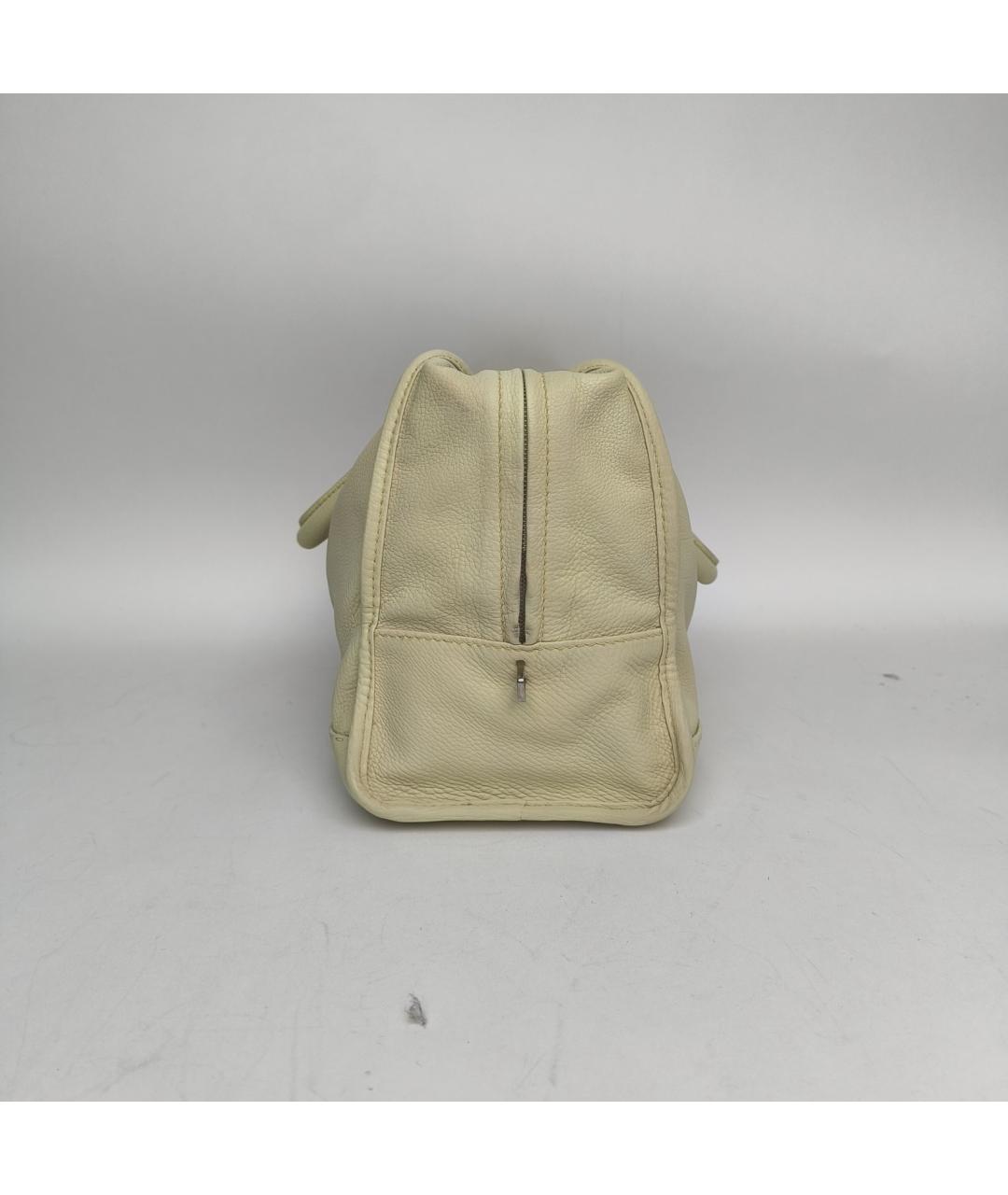 LOEWE Желтая кожаная сумка через плечо, фото 5